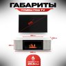Тумба под ТВ с биокамином SteelHeat LIVORNO IMPULSE 140 см (корпус белый / фасады серый бетон) фото 3