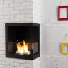 Встроенный биокамин Lux Fire Угловой 490 S (левый угол) фото 7