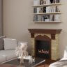 Биокамин в портале Firezo Dublin Темный дуб, Сланец, стандарт фото 3